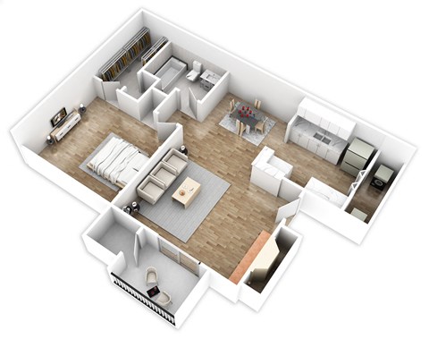 8630 Easton Commons Drive 1-2 Beds Apartment for Rent - Photo Gallery 18